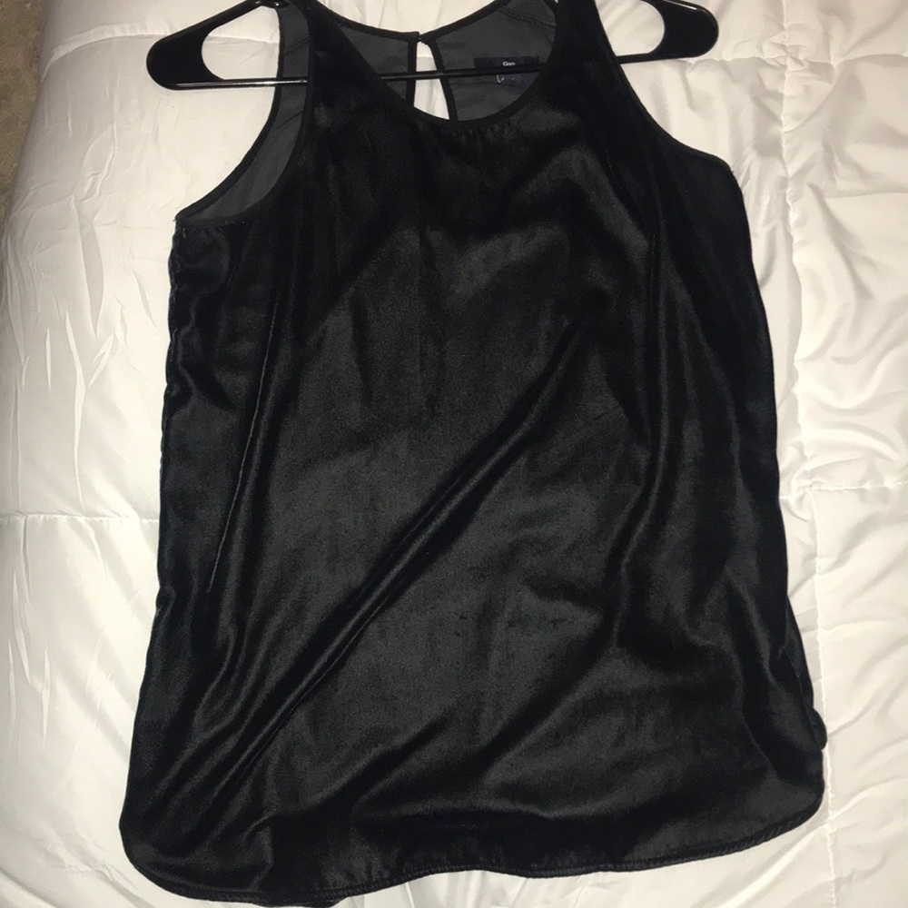 Black Velvet Tank Top : Size XS